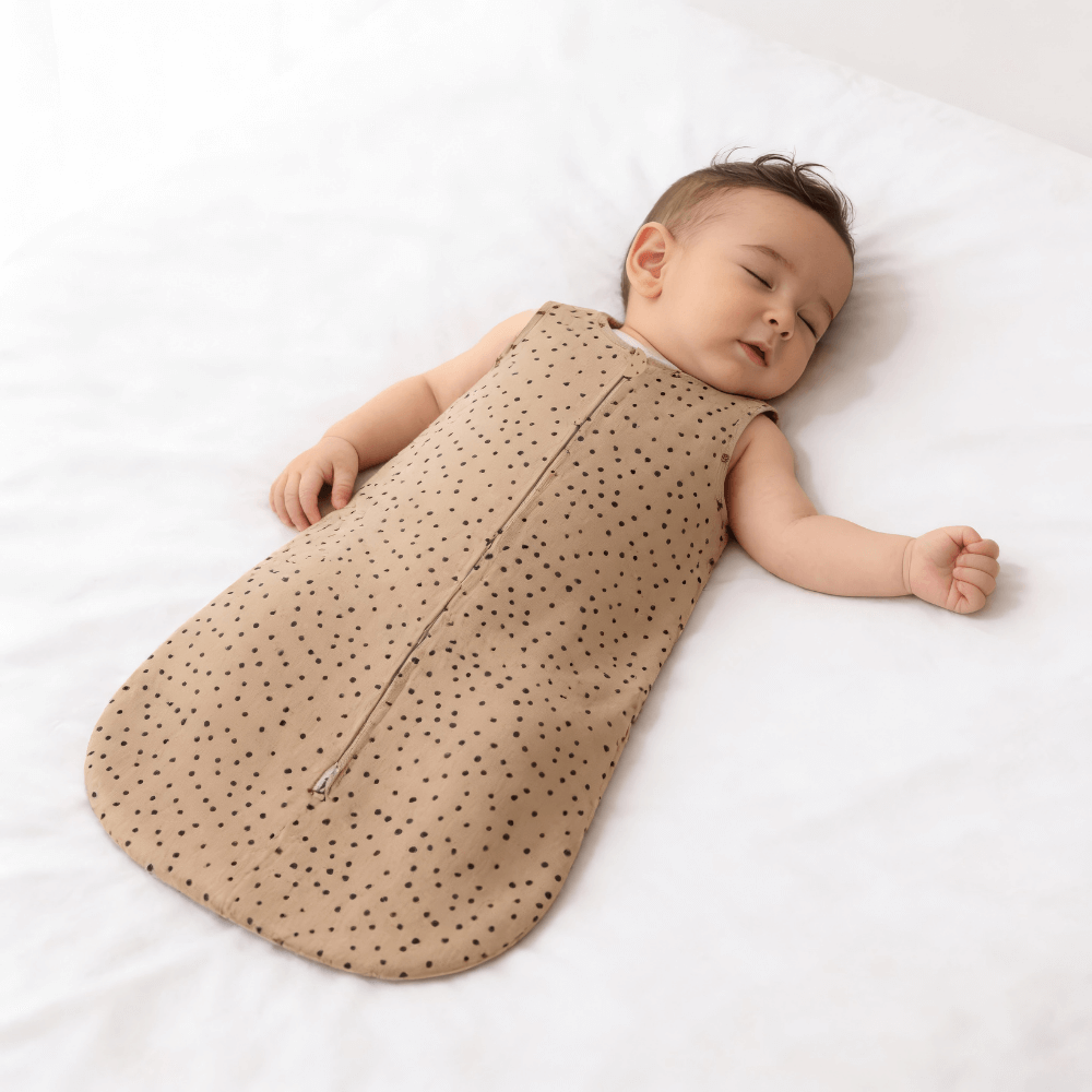 1.0 Tog Choco Dots Uyku Tulumu Giyilebilir Battaniye