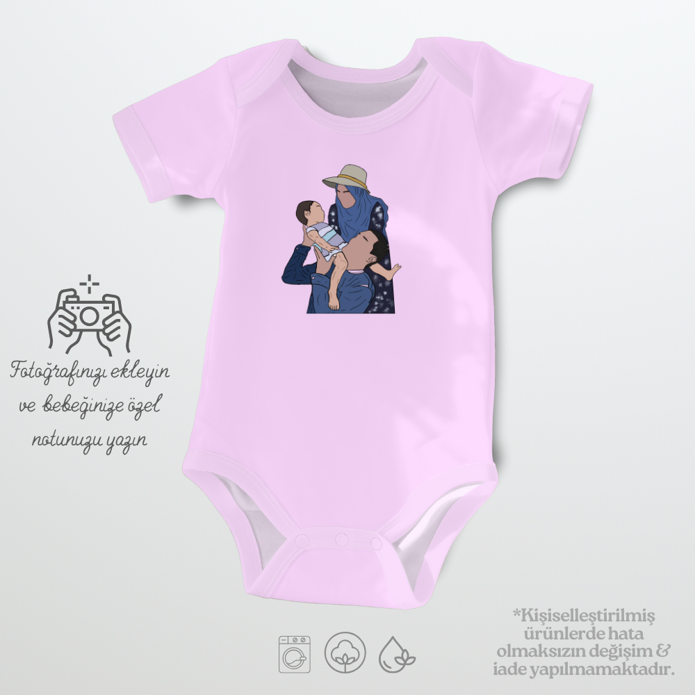 Fotoğraf Baskılı Özelleştirilmiş Body Zarf Yaka