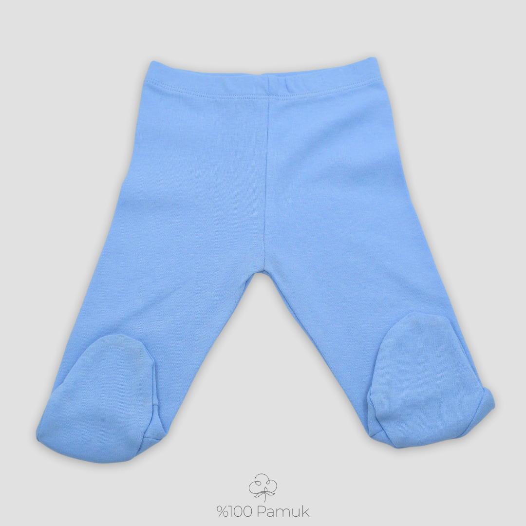 İsme Özel 6'lı Yenidoğan Seti %100 Pamuk Bebe Mavisi