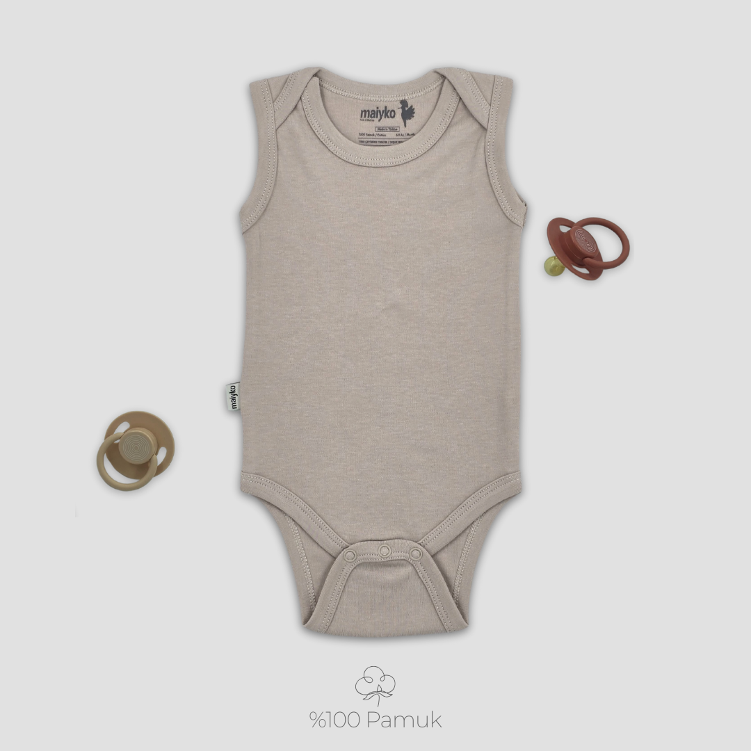 Atlet Body Taş Rengi %100 Pamuk