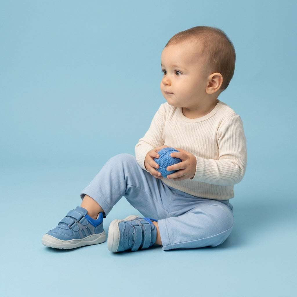 Maiyko Step Bebe Mavi bebek ayakkabisi yakin cekim