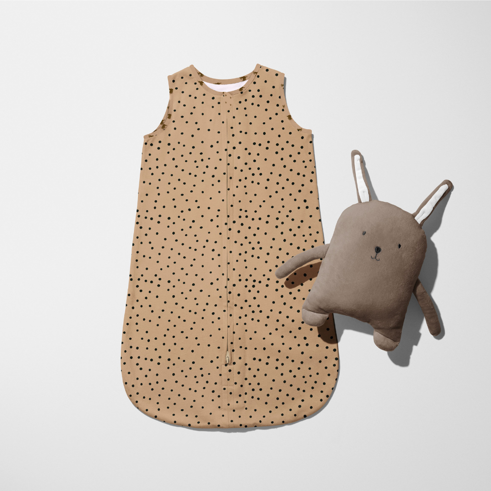 1.0 Tog Choco Dots Uyku Tulumu Giyilebilir Battaniye