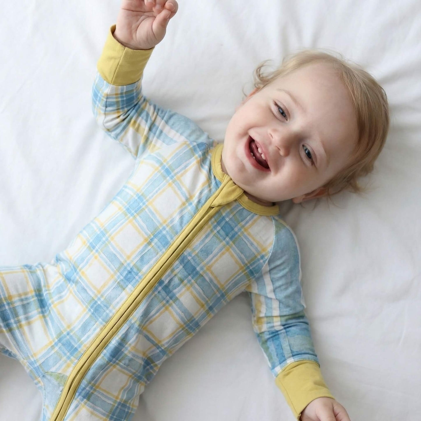 1.0 Tog Pastel Mavi Çizgili Uyku Tulumu