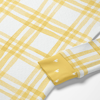 1.0 Tog Pastel Sarı Çizgili Uyku Tulumu