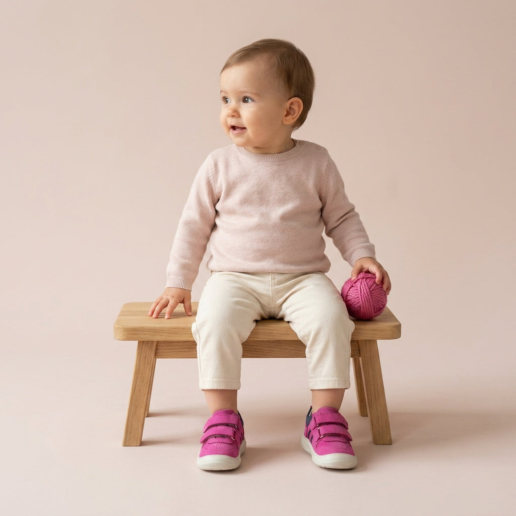 Maiyko Step Fusya Mavi bebek ayakkabisi tam boy