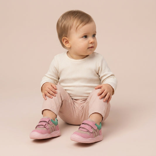 Maiyko Step Pembe Yesil bebek ayakkabisi yakin cekim