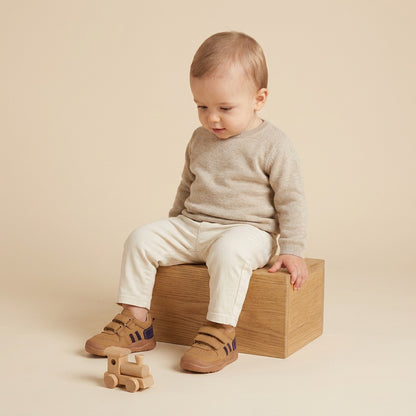 Maiyko Step Sari Mor bebek ayakkabisi tam boy