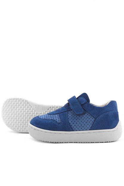 Maiyko Barefoot Mavi Hakiki Deri Bebek Sneaker