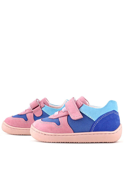 Maiyko Barefoot Mavi & Pembe Hakiki Deri Bebek Sneaker