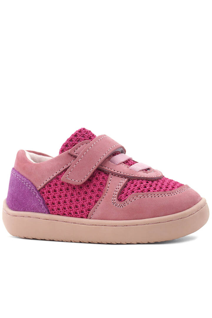 Maiyko Barefoot Pembe & Mor Hakiki Deri Bebek Sneaker