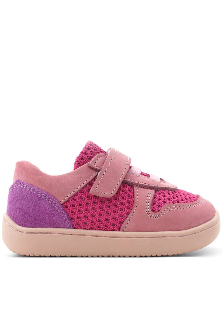 Maiyko Barefoot Pembe & Mor Hakiki Deri Bebek Sneaker