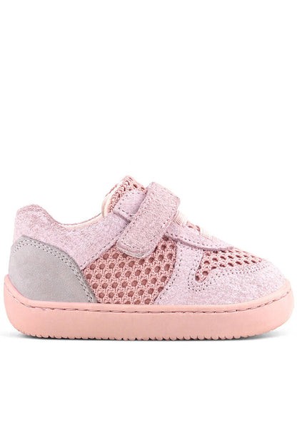 Maiyko Barefoot Pudra & Gri Hakiki Deri Bebek Sneaker