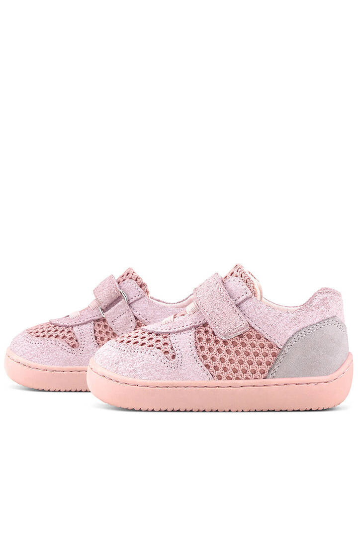 Maiyko Barefoot Pudra & Gri Hakiki Deri Bebek Sneaker