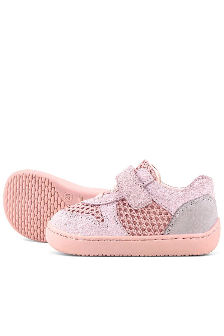 Maiyko Barefoot Pudra & Gri Hakiki Deri Bebek Sneaker