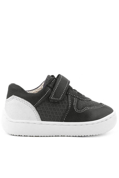 Maiyko Barefoot Siyah Hakiki Deri Bebek Sneaker