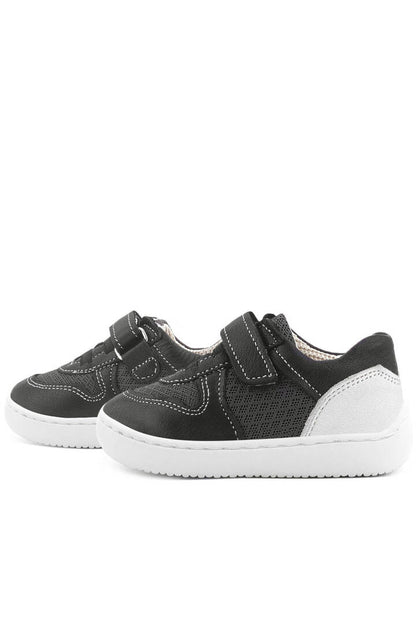 Maiyko Barefoot Siyah Hakiki Deri Bebek Sneaker