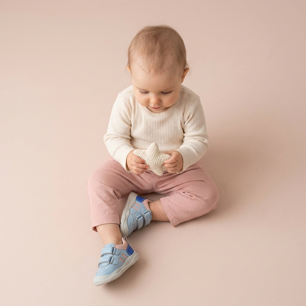 Maiyko Step Pudra Pembe Mavi bebek ayakkabisi yakin cekim