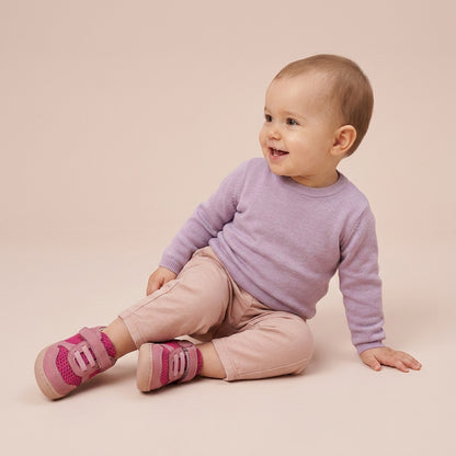 Maiyko Barefoot Pembe Mor bebek ayakkabisi tam boy