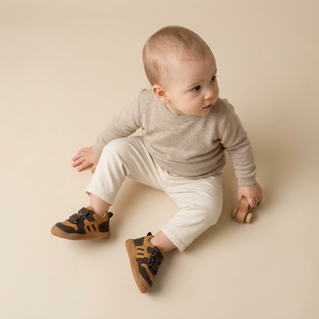 Maiyko Step Kahve Taba bebek ayakkabisi tam boy