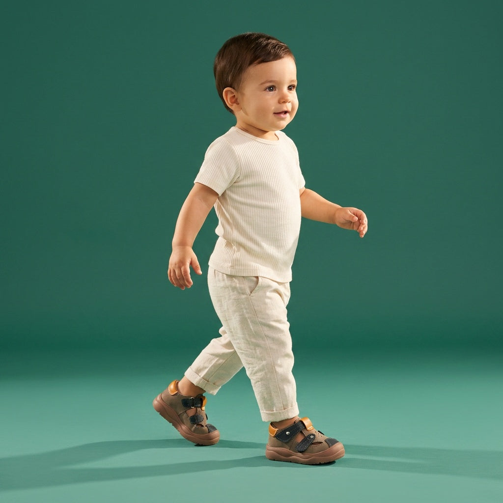 Maiyko Flow Kum Haki bebek sandaleti tam boy