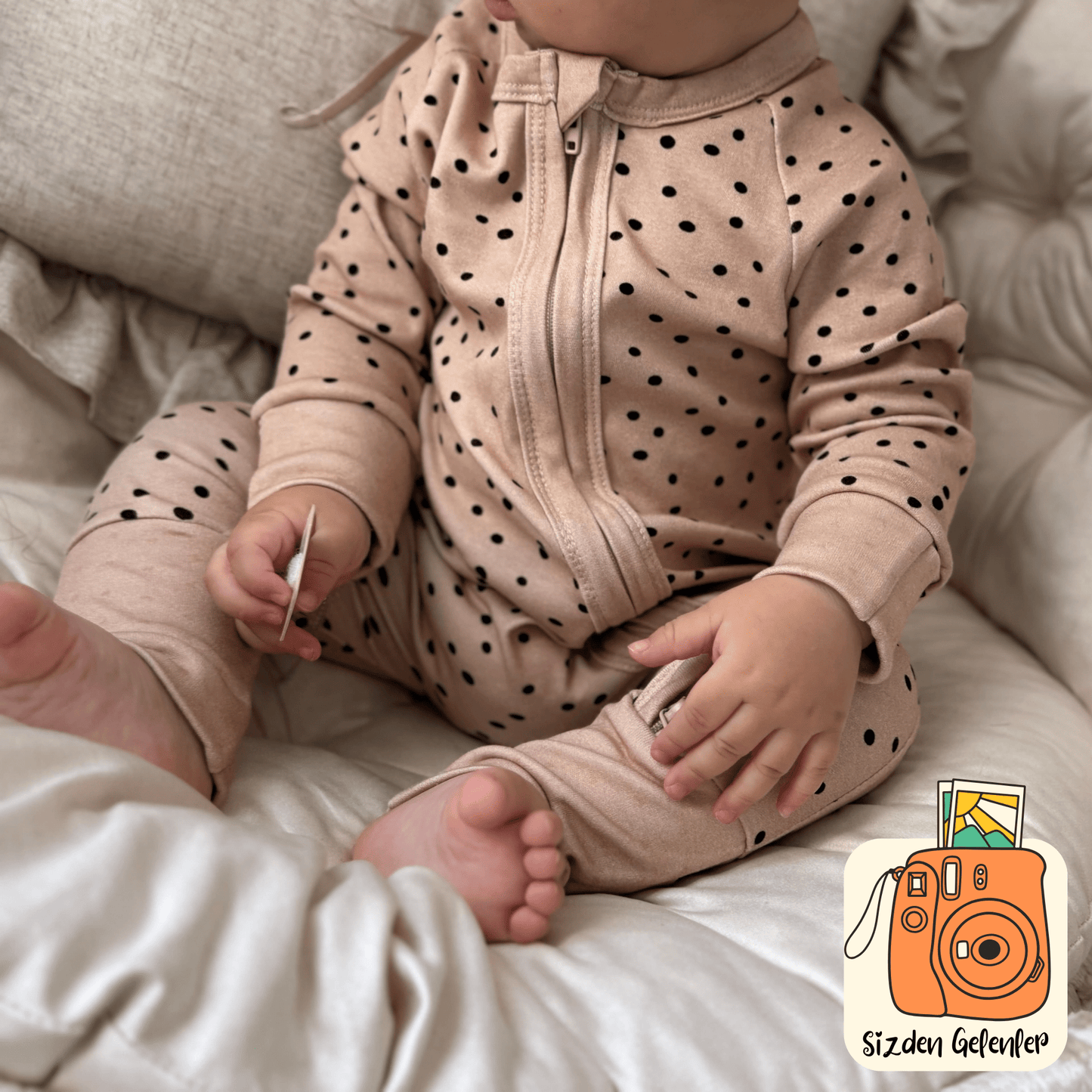 1.0 Tog Choco Dots Fermuarlı Tulum