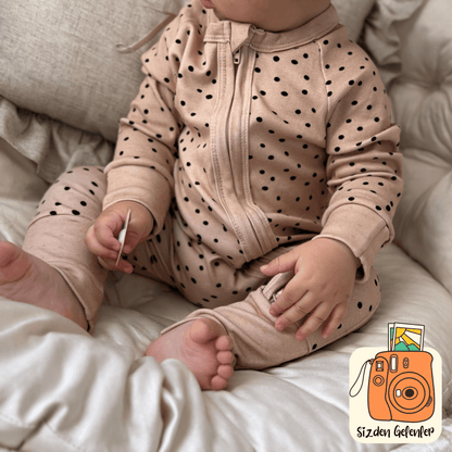 1.0 Tog Choco Dots Fermuarlı Tulum