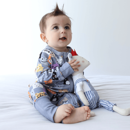 1.0 Tog Wild Friends Uyku Tulumu — bebek üzerinde