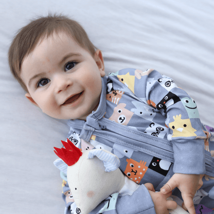 1.0 Tog Wild Friends Fermuarlı Tulum