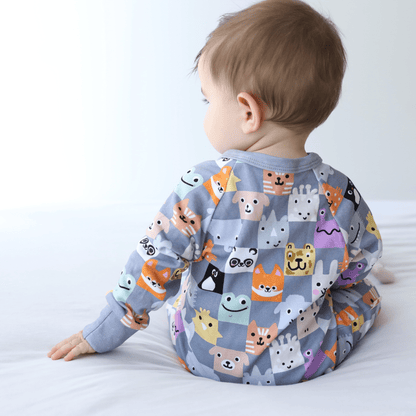 1.0 Tog Wild Friends Fermuarlı Tulum