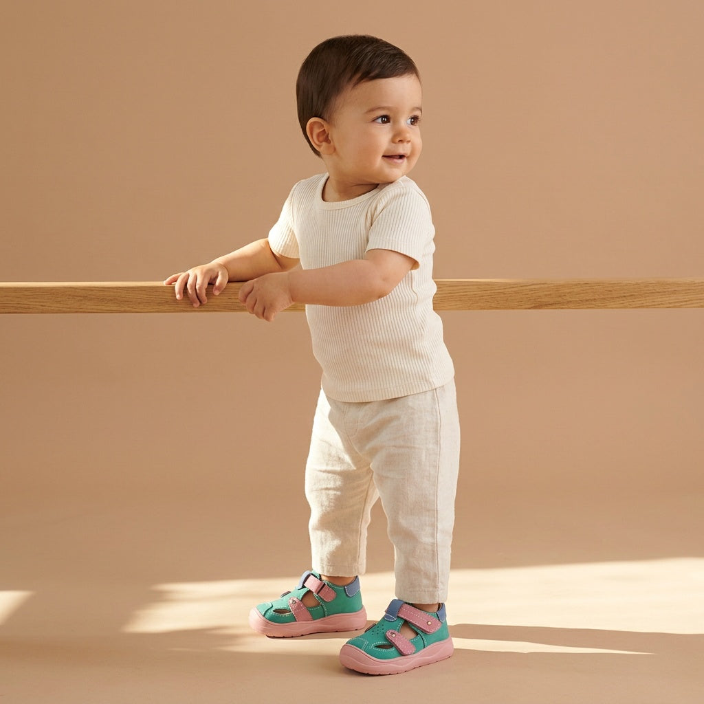 Maiyko Flow Yesil bebek sandaleti tam boy