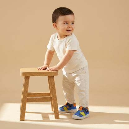 Maiyko Flow Mavi Turuncu bebek sandaleti tam boy