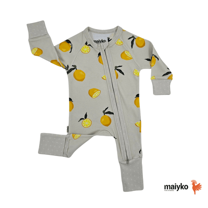 1.0 Tog Lemon Zest Fermuarlı Tulum