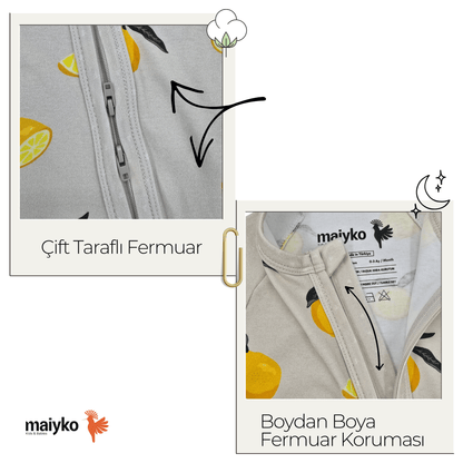 1.0 Tog Lemon Zest Fermuarlı Tulum