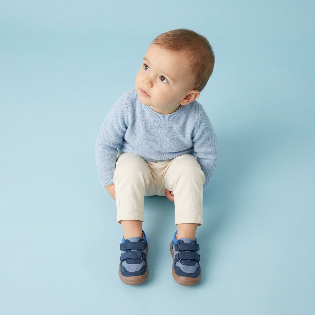 Maiyko Step Lacivert Mavi bebek ayakkabisi tam boy