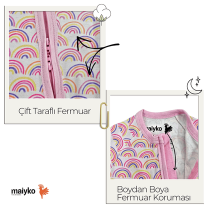 🍭 Cotton Candy Fermuarlı Tulum
