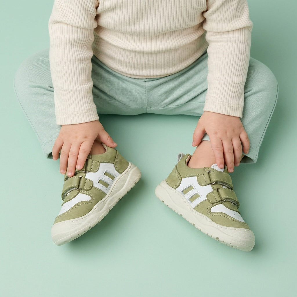 Maiyko Step Yesil bebek ayakkabisi yakin cekim