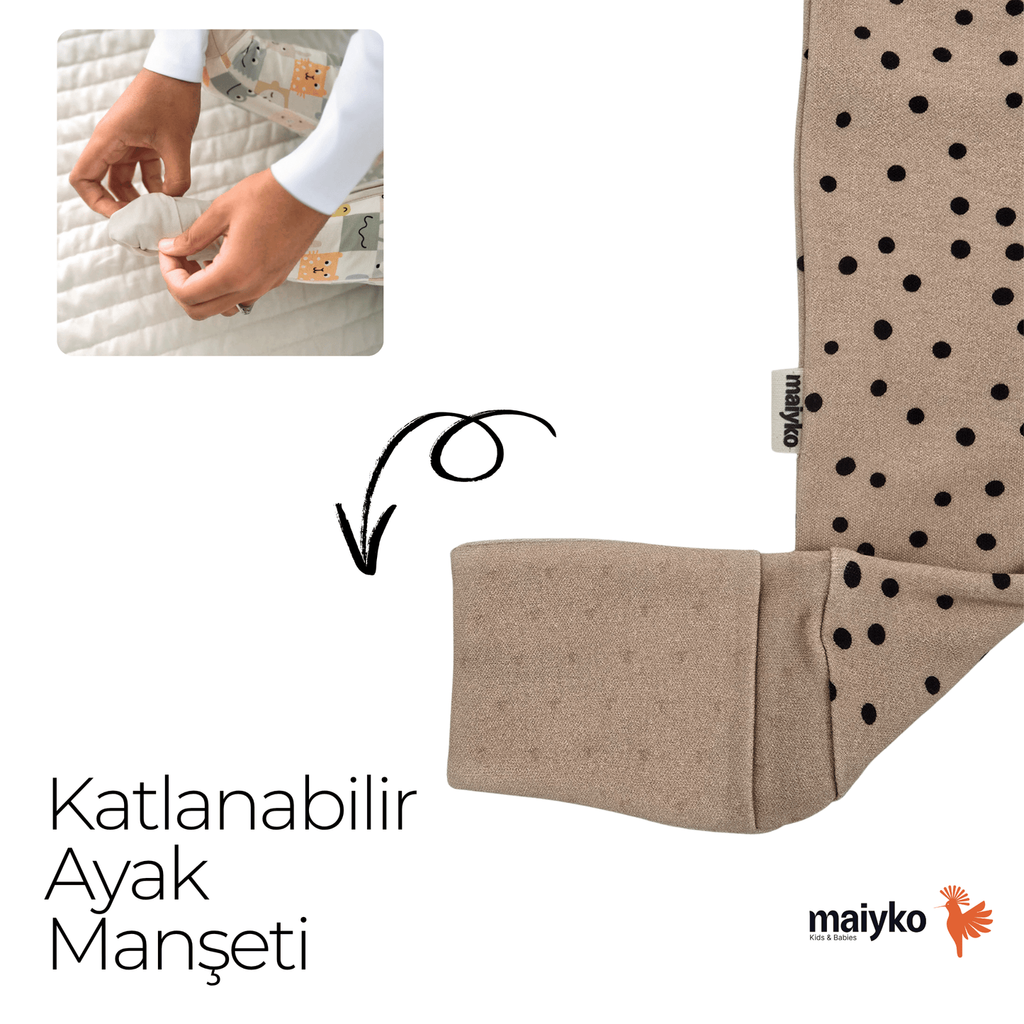 1.0 Tog Choco Dots Fermuarlı Tulum