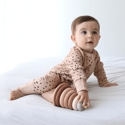 1.0 Tog Choco Dots Fermuarlı Tulum