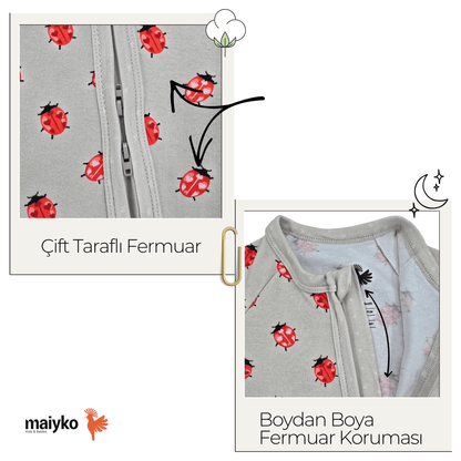 1.0 Tog Lucky Dots Fermuarlı Tulum