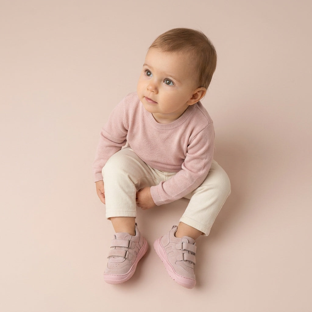 Maiyko Step Pudra Pembe bebek ayakkabisi tam boy