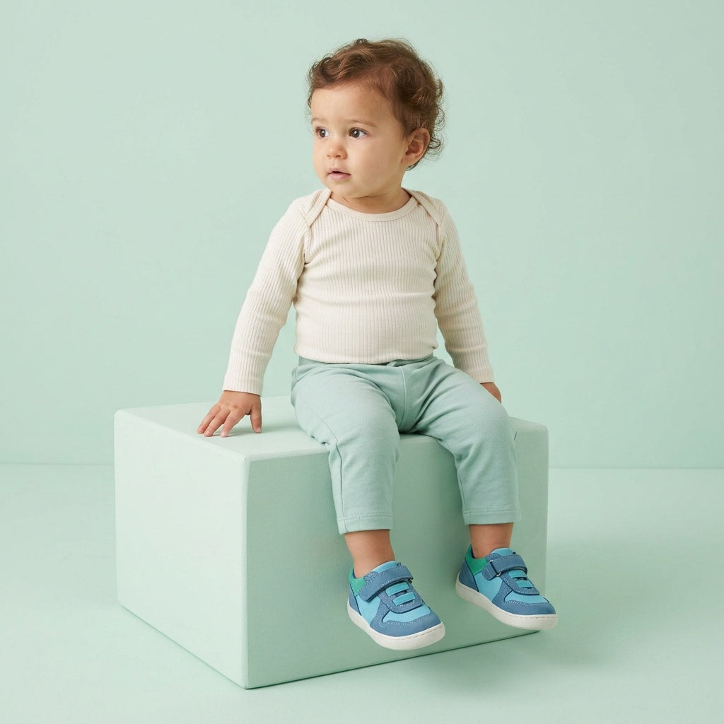 Maiyko Barefoot Su Yesili bebek ayakkabisi tam boy